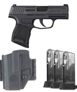 Sig P365 OR Tac-Pac Pistol 3659BXR3PTACPAC, 9mm, 3.1 in, Optic Ready, Polymer Grip, Nitron Finish, X-Ray 3 Sights, 12 Rd