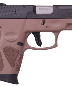Taurus G2C Semi-Auto Pistol 1G2C93112B, 9mm, 3.2", Brown Polymer Grip/Frame, Black Finish, 12 Rds