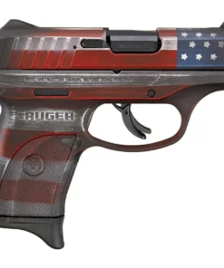 Ruger EC9s 9mm Striker-Fired Pistol with Battleworn Flag Cerakote Finish