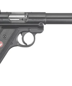 Ruger Mark IV Target 22LR Blued Rimfire Pistol with Bull Barrel