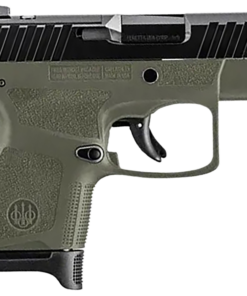 Beretta APX A1 Carry Semi-Auto Pistol JAXN9278A1, 9mm, 3.3", OD Green Synthetic Grip, Black Finish, 8 Rds